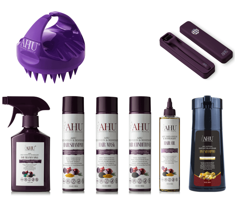 AHU Hair Growth, Massage & Dye Bundle